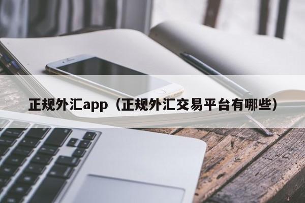 正规外汇app（正规外汇交易平台有哪些）