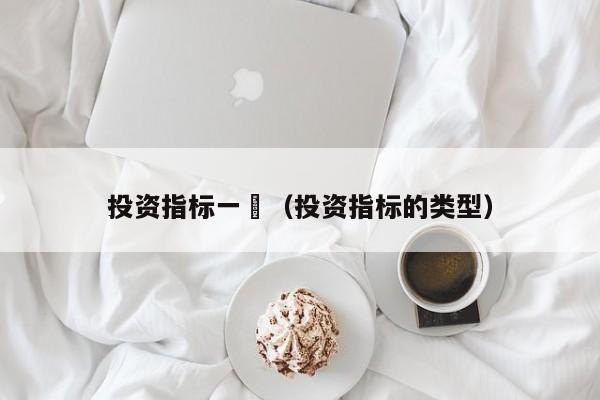 投资指标一覧（投资指标的类型）