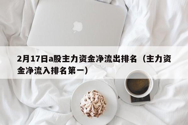 2月17日a股主力资金净流出排名（主力资金净流入排名第一）