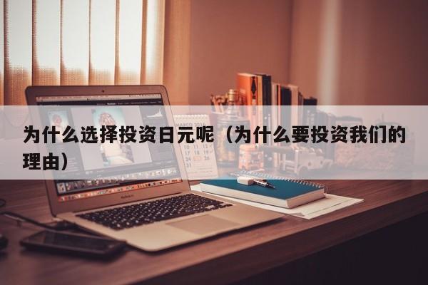 为什么选择投资日元呢（为什么要投资我们的理由）