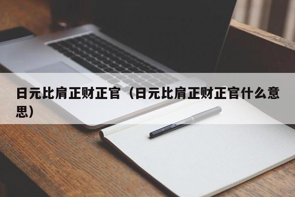 日元比肩正财正官（日元比肩正财正官什么意思）
