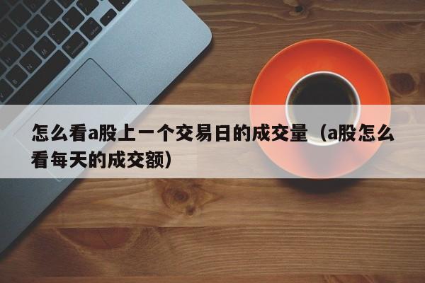 怎么看a股上一个交易日的成交量（a股怎么看每天的成交额）
