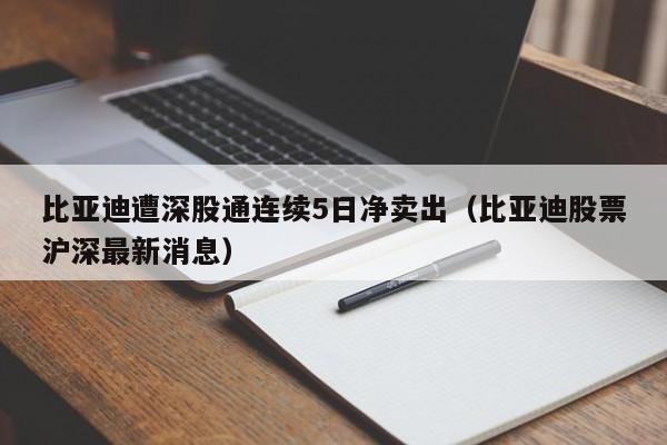 比亚迪遭深股通连续5日净卖出（比亚迪股票沪深最新消息）