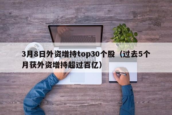 3月8日外资增持top30个股（过去5个月获外资增持超过百亿）